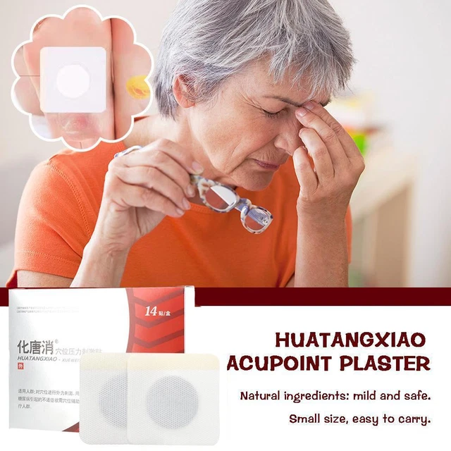 14PCS Huatangxiao Acupoint Pressure Stimulation, Acupoint Sticker Best M49C
