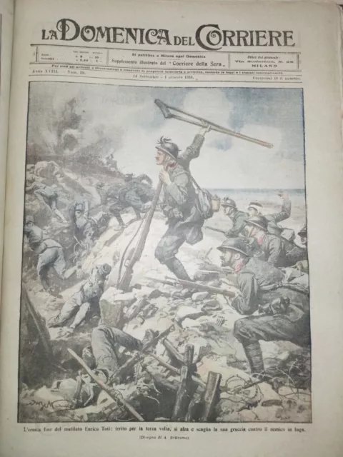 La Domenica del Corriere Annata completa 1916 Ww1 3