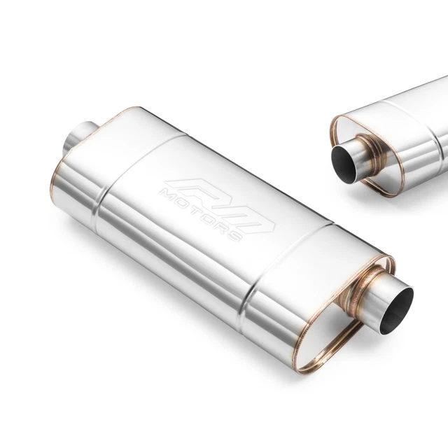 Silenziatore ellittico EM002 450 mm No 63,5 mm