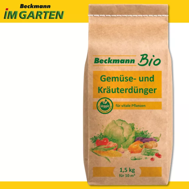 Beckmann 1,5 KG Bio Légumes- Et Engrais pour Herbes