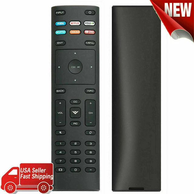 Brand New Vizio Smart TV Remote Control w Xumo Vudu Amazon iheart Netflix 6 Keys