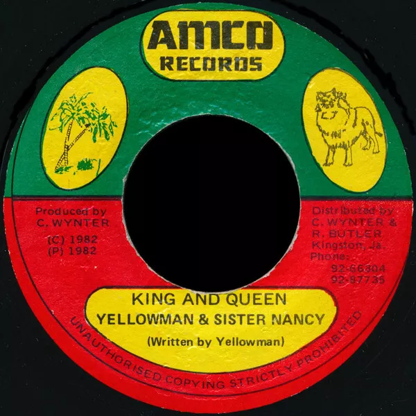 Yellowman & Sister Nancy - King And Queen (7")