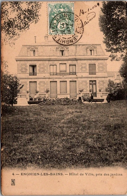 *42611 cpa Enghien les Bains - City Hall