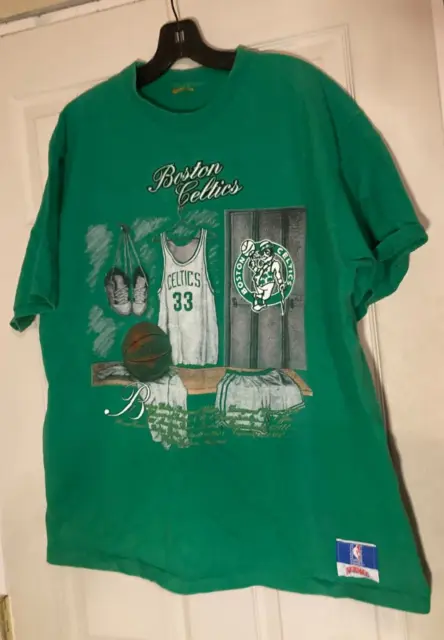 Vtg 90s #7 DEE BROWN Boston Celtics NBA Back Print Nutmeg T-Shirt YL – XL3 VINTAGE  CLOTHING