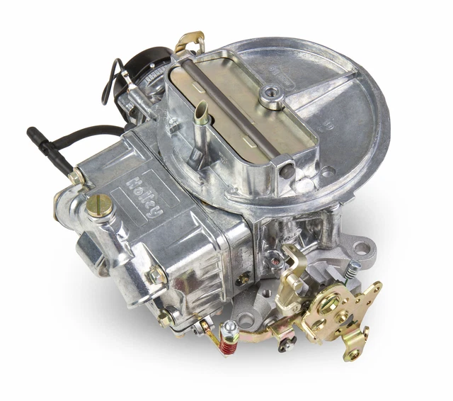 Holley 500 CFM Street Avenger Carburetor Electric Choke Vibratory Polished