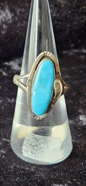 Native American Turquoise Silver Sterling Ring