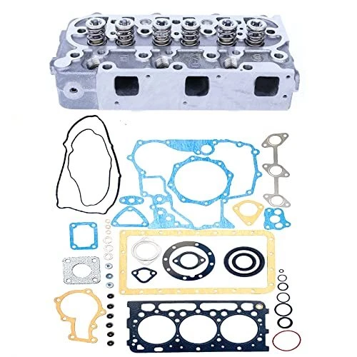D902 Head with Valves Spring +Full Gasket Kit Compatible for Kubota ZD323 RTV900