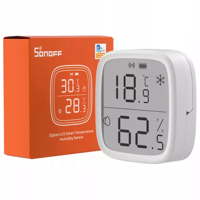 SONOFF Zigbee Digital LCD Smart Temperature Humidity Sensor APP Remote Control