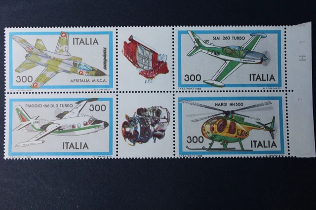 ITALIE timbre - stamp Italy Yvert et Tellier n°1522 à 1525 n** (cyn3)