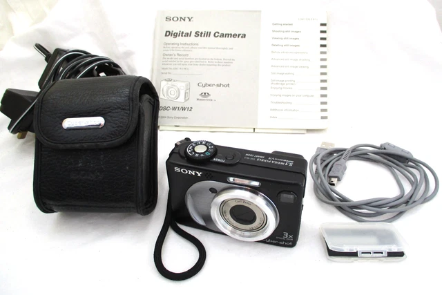 SONY DIGITAL STILL Camera DSC-W12 Smart Zoom Carl Zeiss Lens