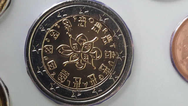 2 Euro Munze Portugal 2002 Fehlpragung