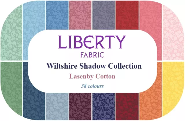 Liberty Wiltshire Nuances Tissus Divers Couleurs 100% Coton Craft & Matelassage