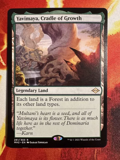 1x Yavimaya, Cradle of Growth NM - MTG MH2 - Rare