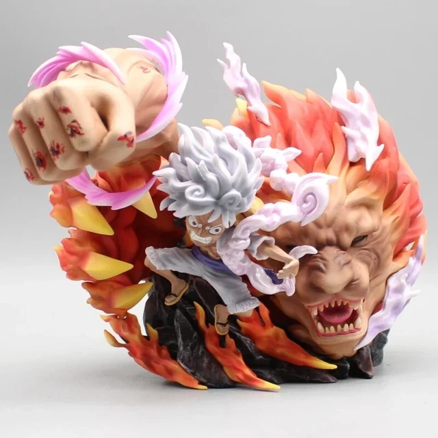 Figurine Articulée One Piece Luffy Bobblehead – Support Téléphone Tête Secouante, Décoration Voiture & Bureau Super Fun Pour Fans D'Anime