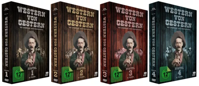 Western von Gestern - Staffel 1+2+3+4 - Vier Boxen (84 Folgen) - Fernsehjuwelen