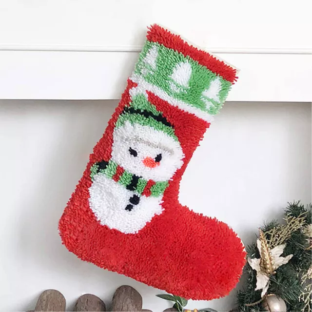 Knüpfset Knüpfpackung Socken - Weihnachten Nikolausstiefel Weihnachtsstiefel