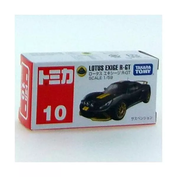 TAKARA TOMY TOMICA No.10 1/59 Scale LOTUS EXIGE R-GT (Box) NEW from Japan F/ FS 2