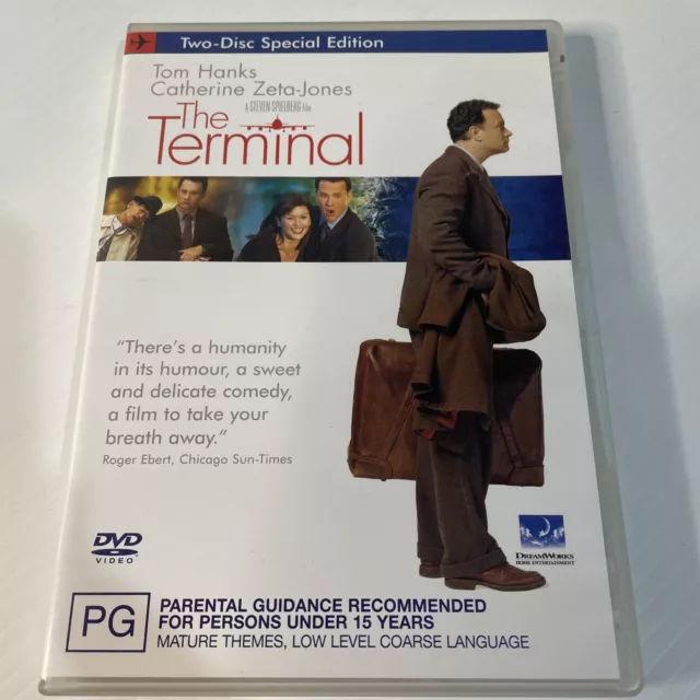 THE TERMINAL DVD 2 DISC SPECIAL EDITION TOM HANKS REGION 4 Free post
