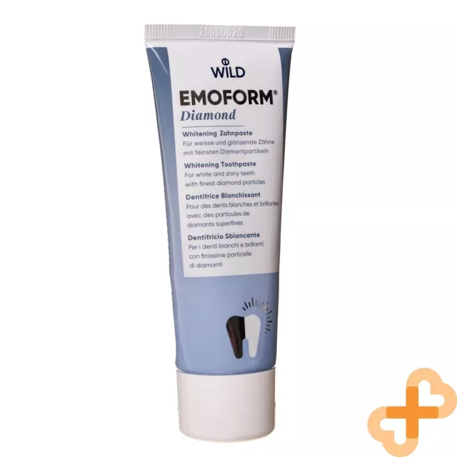 DR. WILD Emoform Bleaching Zahnpasta Mit Diamant Pulver für Gummi Probleme 75 ML