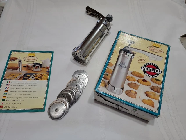 NUEVO EN CAJA Marcato Galletas Prensa 20 discos Hecho en Italia