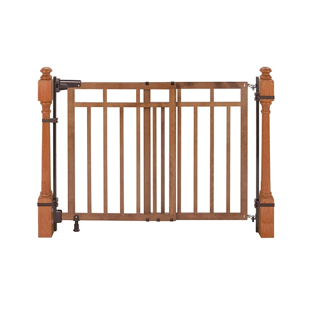Summer Banister and Stair, Top of Stairs Baby Gate with Dual Installation Kit, C