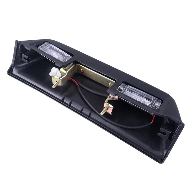 Plaque Immatriculation LED Moto Noir - Éclairage Arrière Universel 12V | Camamoto - Scooter, ATV, Café Racer