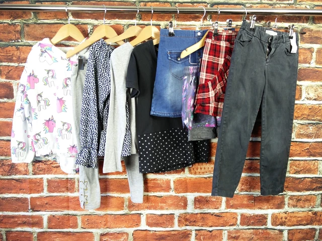 Girl Age 5-6 Zara Next Converse Skirt Shorts Tops Unicorn Hoodie Bundle 116Cm