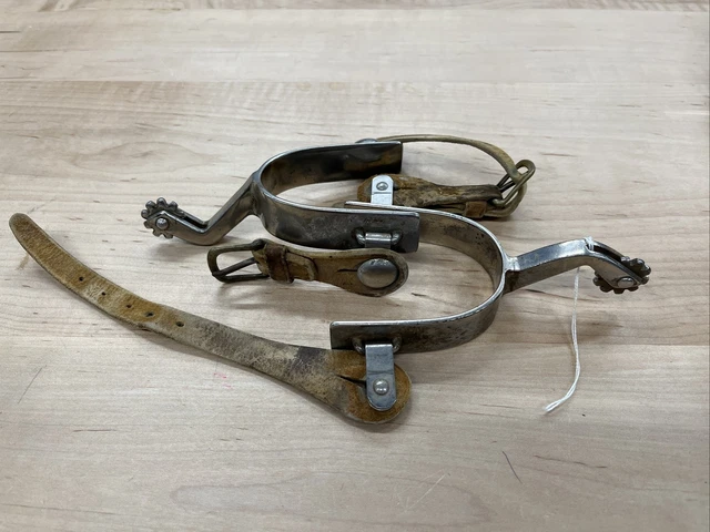 Vtg 1940s Kelly Spurs JA Ranch w/Straps