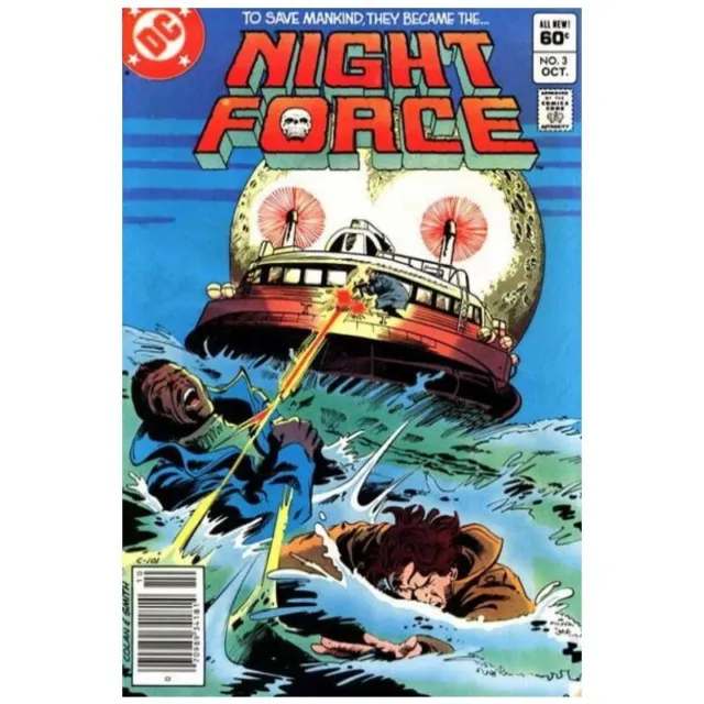 Night Force (1982 series) #3 Newsstand in Very Fine condition. DC comics [s|