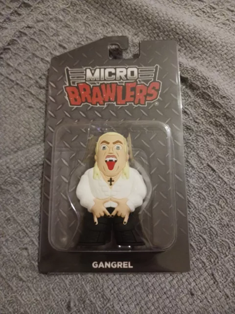 Pro Wrestling Crate Gangrel Micro Brawler Figure WWf WWE The Brood Moc New