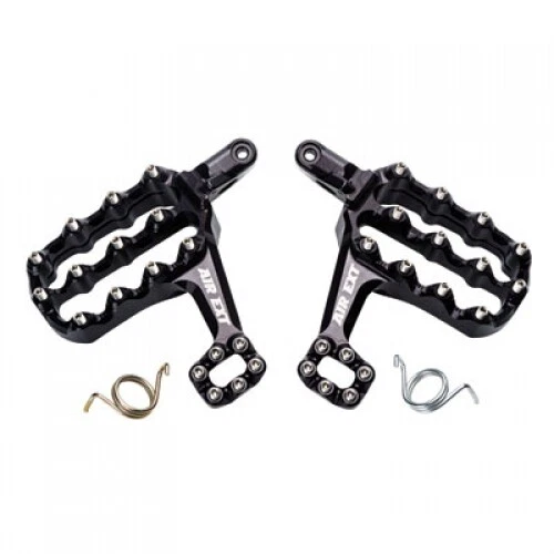 Fastway Air Ext Motorcycle Foot Pegs Kit Black 1622520004 for Motorcycle