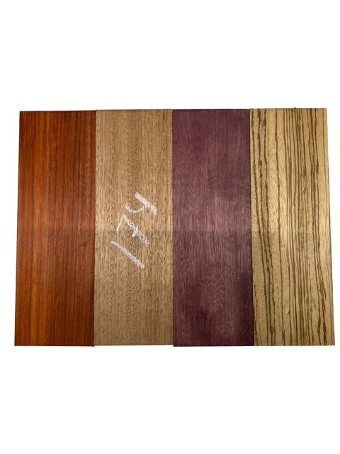 4 Pack, Multispecies Thin stock lumbers-Board Blocks 12 "x4"x3/4" #174