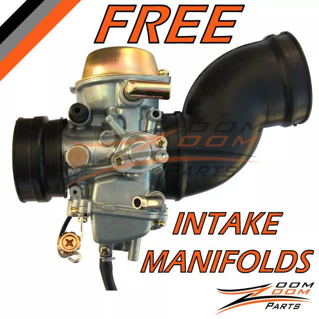 1998 1999 Yamaha Grizzly YFM 600 Carburetor + 2 FREE Intake Manifold Boot Carb