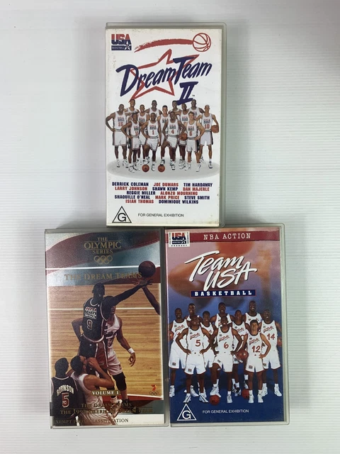 THE DREAM TEAM / Team USA / Dream Team II VHS Cassette NBA Cult Basketball  $44.97 - PicClick AU