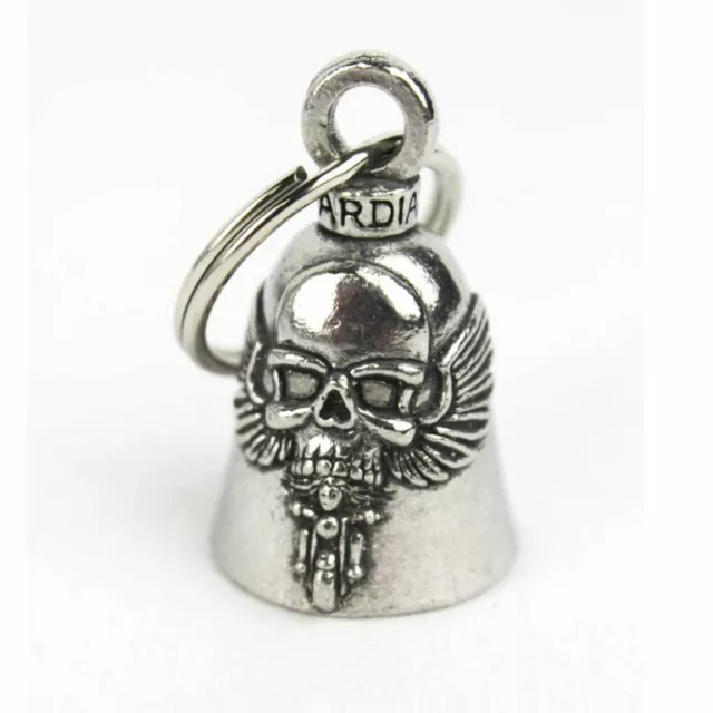 Motociclista Guardian Bell campana amuleto de la suerte Ghost Rider remolque calavera