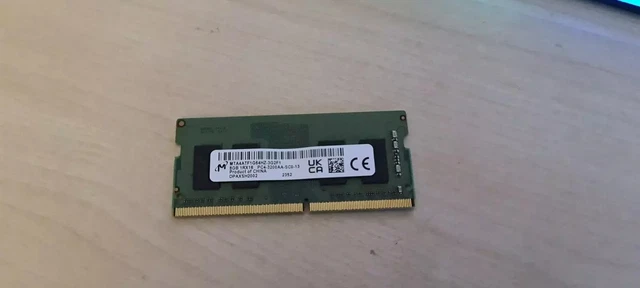 MICRON 8GB DDR4 3200Mhz PC4 Laptop SODIMM RAM MTA4ATF1G64HZ-3G2F1 £8.99 ...