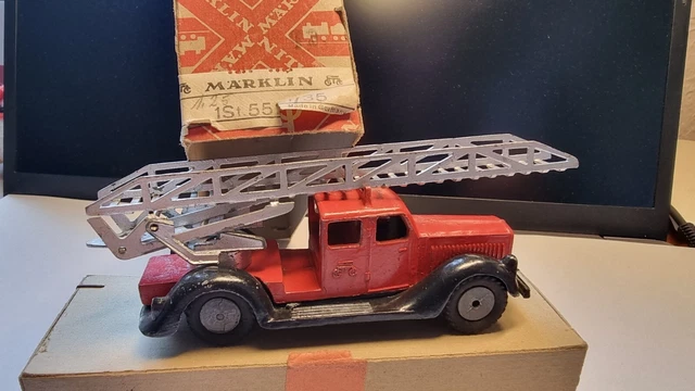 Märklin Feuerwehr Leiterwagen 5521-35 Märklin Feuerwehr Leiterwagen 5521-35