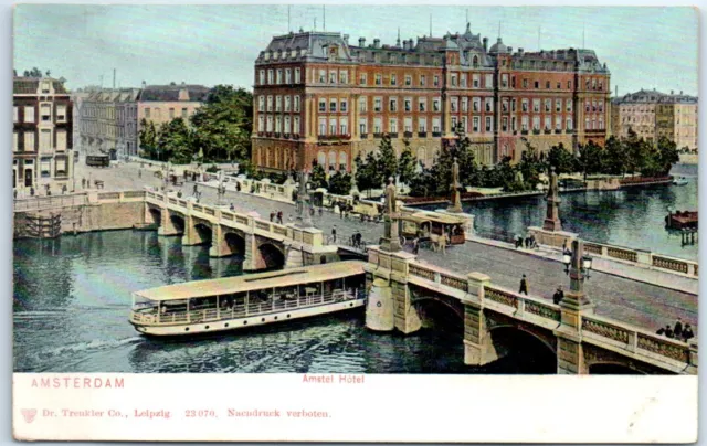 Postcard - Amstel Hotel - Amsterdam, Netherlands