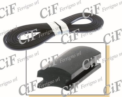 Cif 5375 PROFILATO IN GOMMA PER 1 SERIE STRISCE PEDANA CIF VESPA 125 1959 59 
