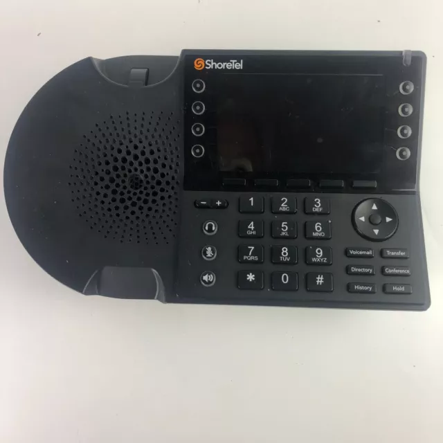 Shoretel IP485G  Display 8-Line Black Business Office Phone