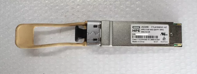 HPE JG325B X140 40G Qsfp + Mpo SR4 Xcvr FTL410QE2C-HZ Optique Émetteur-récepteur