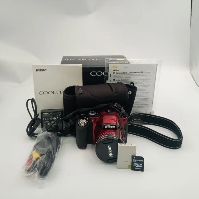 Nikon COOLPIX P510 16.1MP Digital Camera - 42x Zoom NIKKOR Lens With GPS (Red)