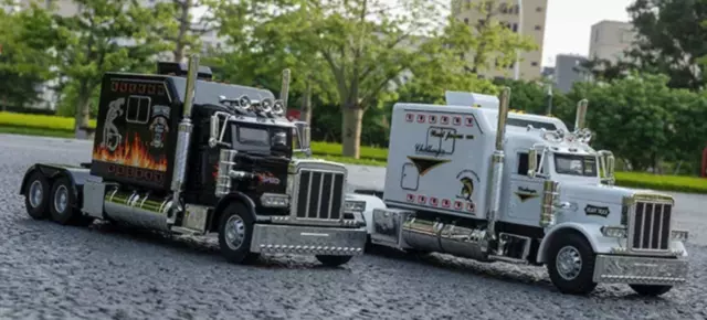 LKW Modellauto Spielzeug mit  Rückziehfunktion Heavy Truck / Licht und Ton/ 1:24 3