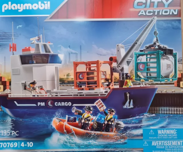 Playmobil cargo 2025 ship