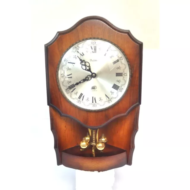 Horloge Pendule D'angle Vedette Vintage Avec Sonnerie