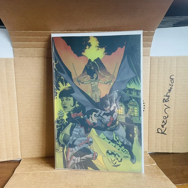 Batman Vs Robin #1 (2022) Mahmud Asrar 1:100 Ratio Foil Variant Cover NM+