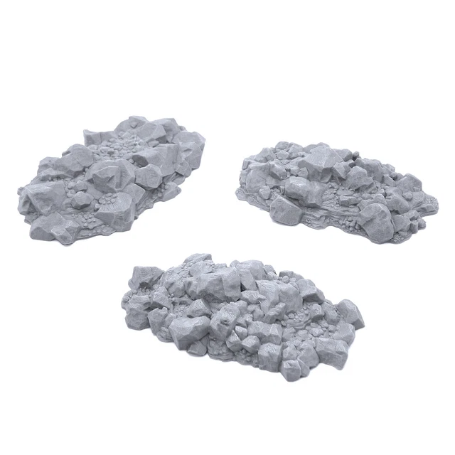 JAGGED ROCKS SCATTER by Printable Scenery, 3D Printed Tabletop Scenery ...