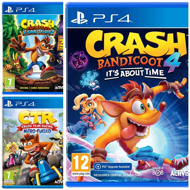 CRASH BANDICOOT PLAYSTATION 4 Video Games FAST POST Racing Sane