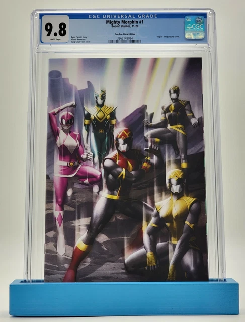 Mighty Morphin #1 2020 CGC 9.8 White Pages One-Per Store Edition Virgin Yoon