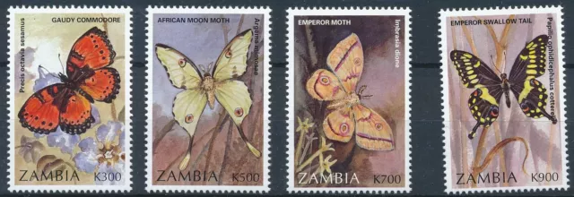 [BIN22425] Zambia 1997 Butterflies good set very fine MNH stamps